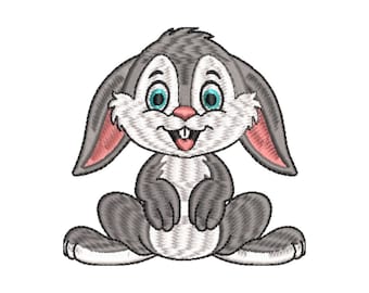 Hase Stickdatei, Stickdatei, 3 verschiedene Größen, Stickdatei