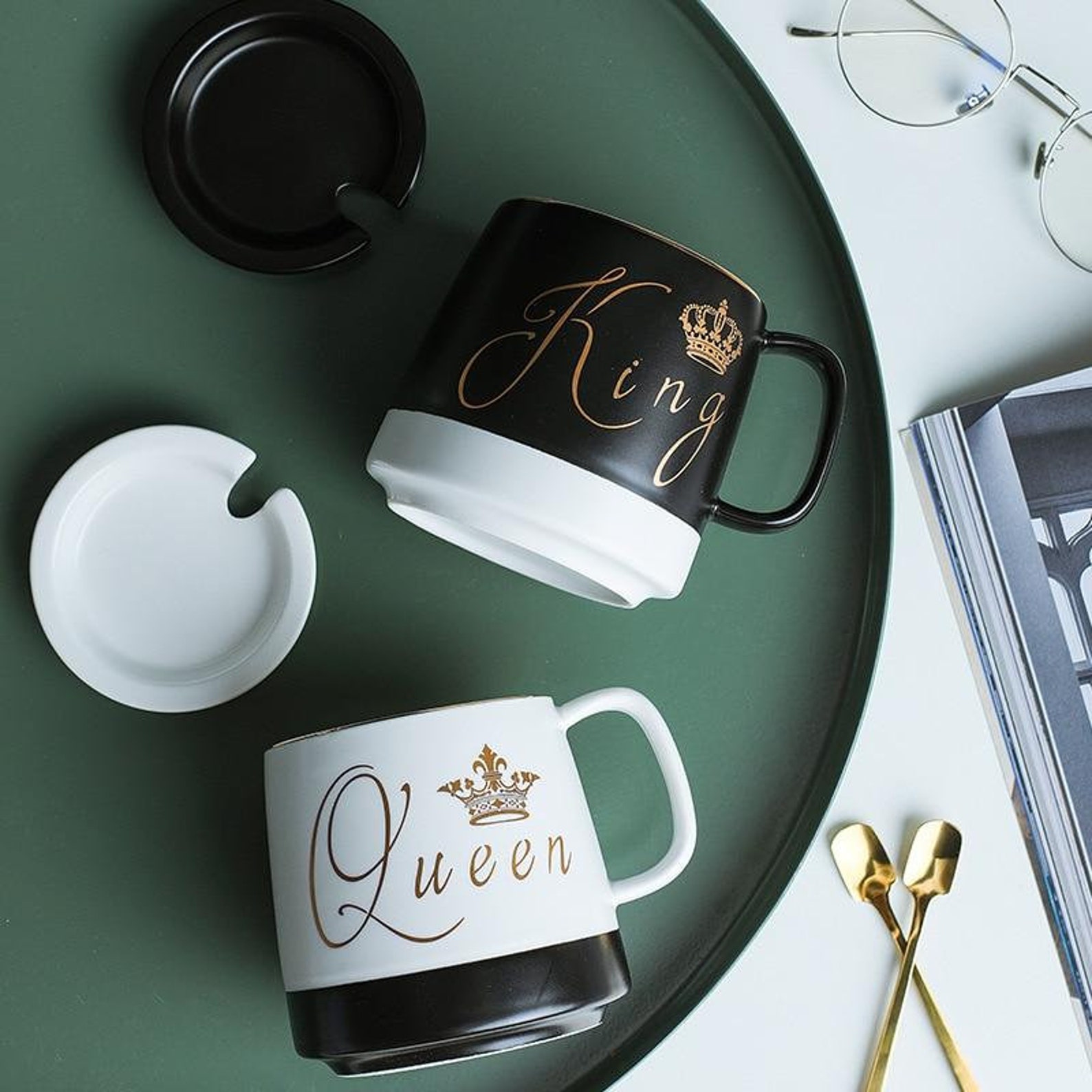 King Coffee Mug / Large Ceramic Mug Etsy