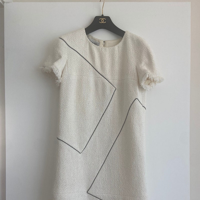 Tweed Chanel Dress - Etsy