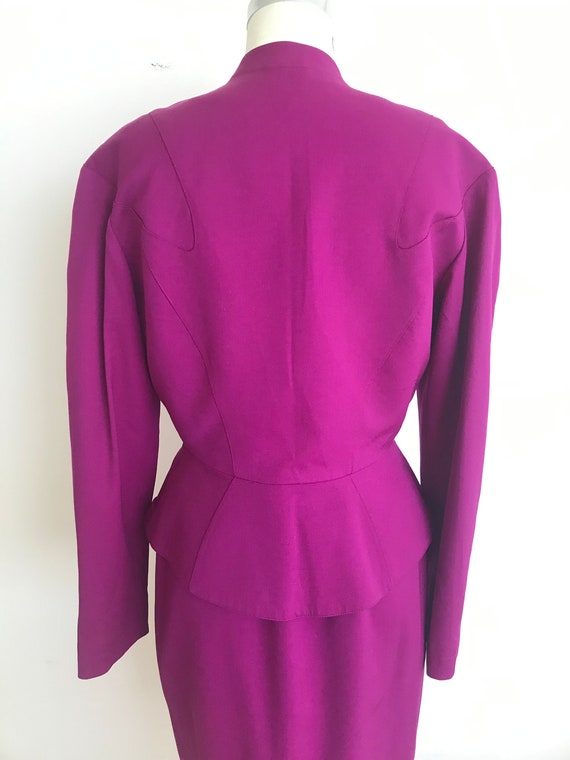 Thierry Mugler Fuchsia Jacket & Skirt Suit in siz… - image 2