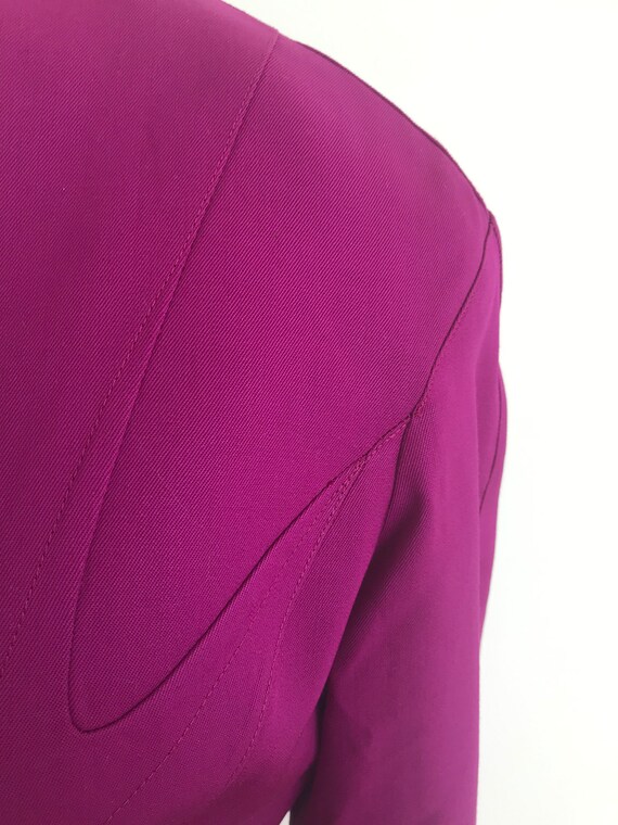 Thierry Mugler Fuchsia Jacket & Skirt Suit in siz… - image 4