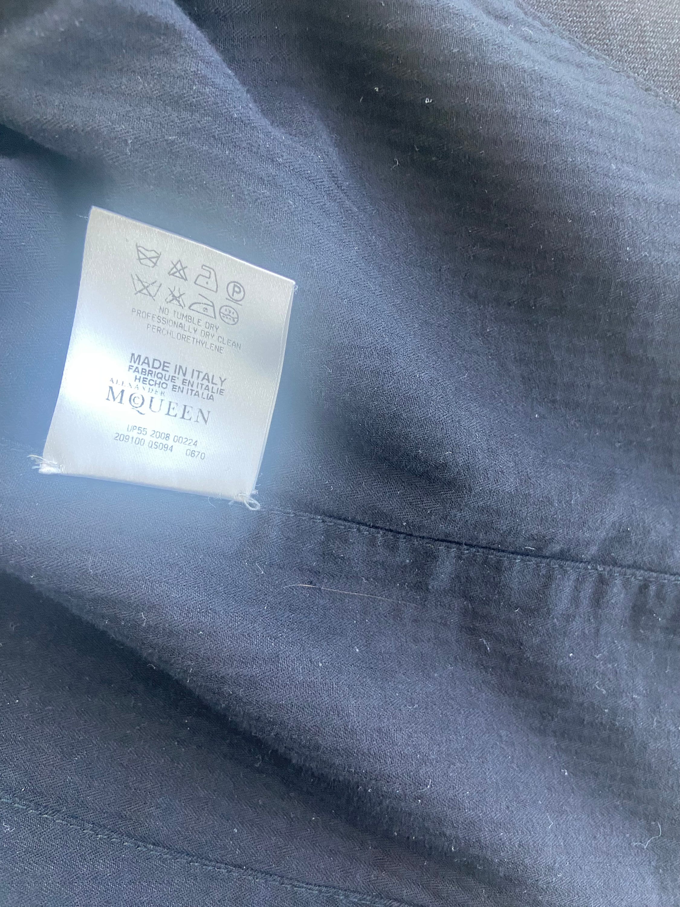 ◆AlexanderMcQueenステンドカラー フラップ ポケットジャケット wL3pe9U1taea.jpg?width=768