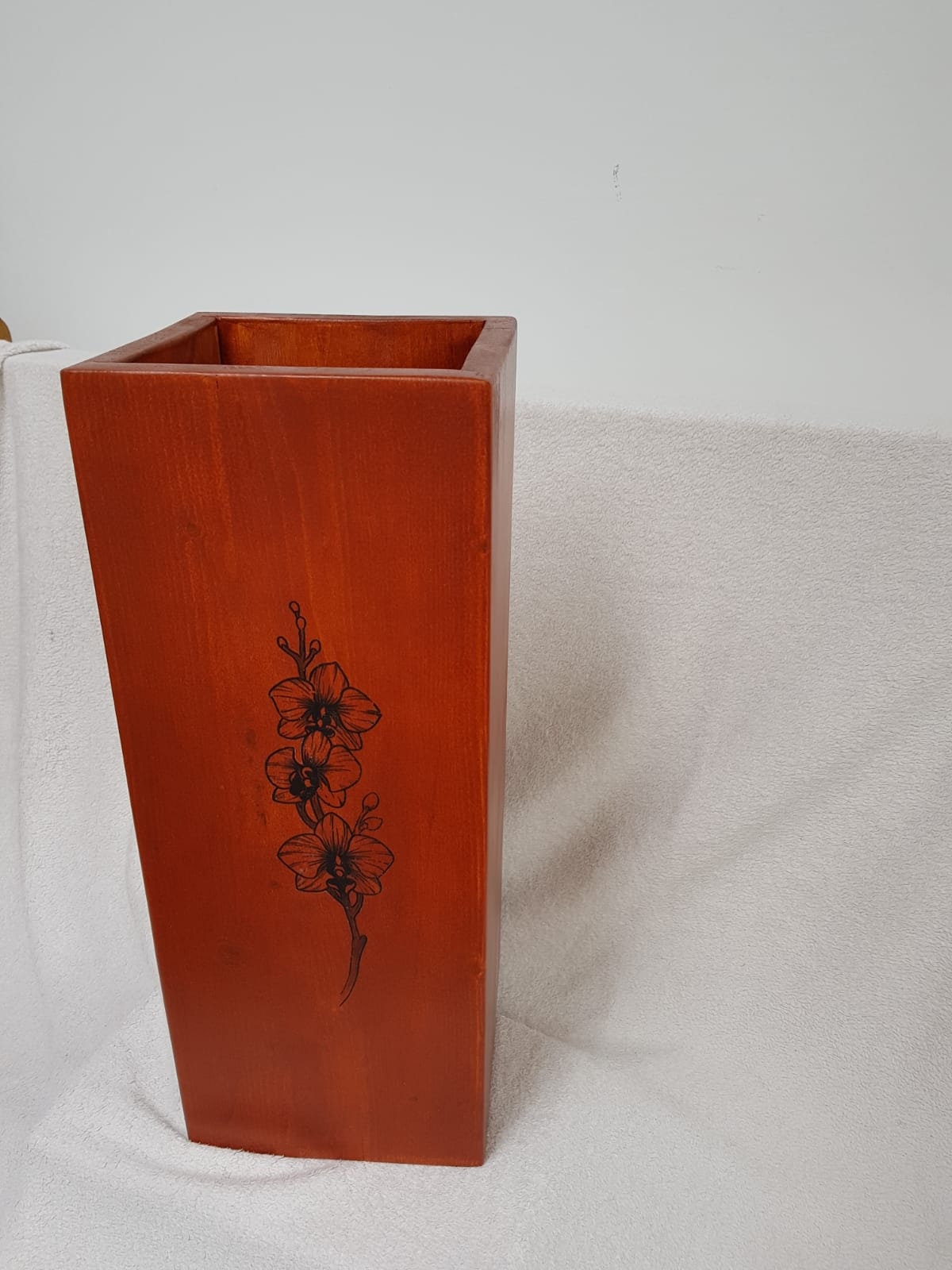Japanese wooden vase Etsy