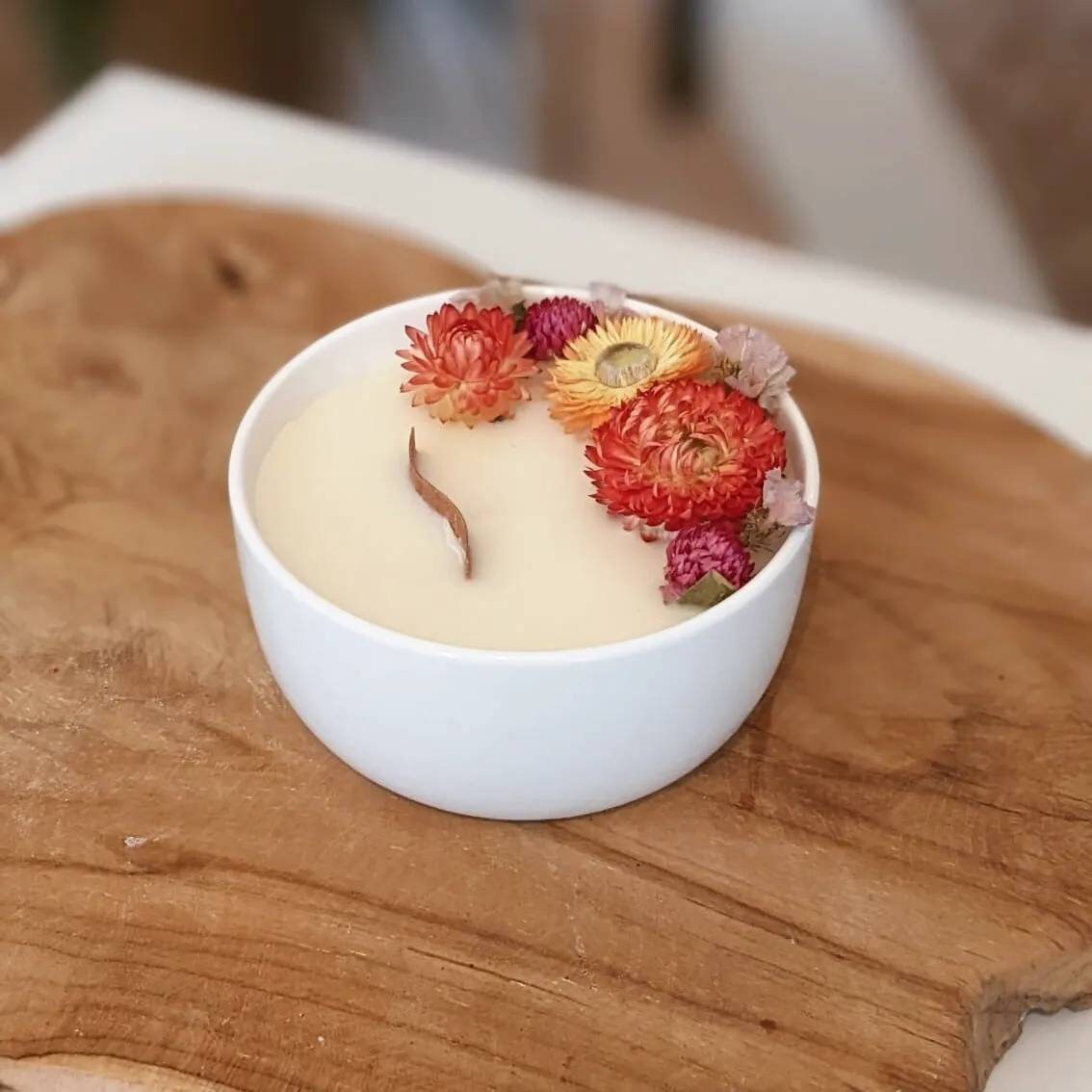 Bougie Parfumée Fleurs Séchées