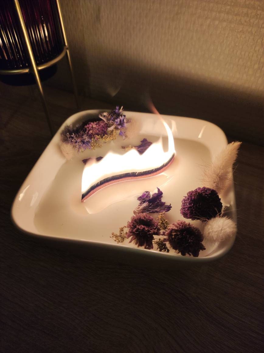 Bougie Parfumée Fleurs Séchées