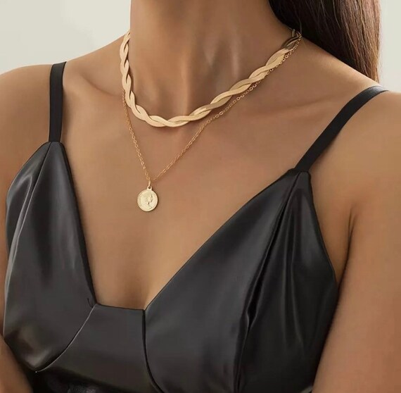 Unique Braided Snake Chain Necklace for 