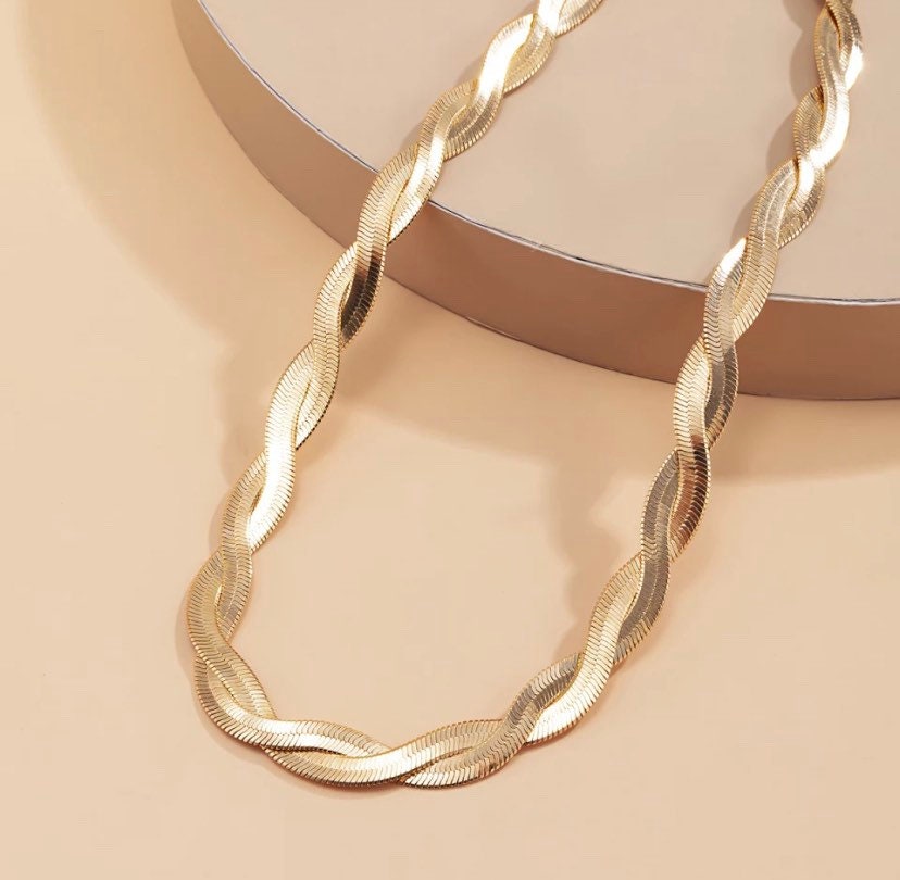 Unique Braided Snake Chain Necklace for 