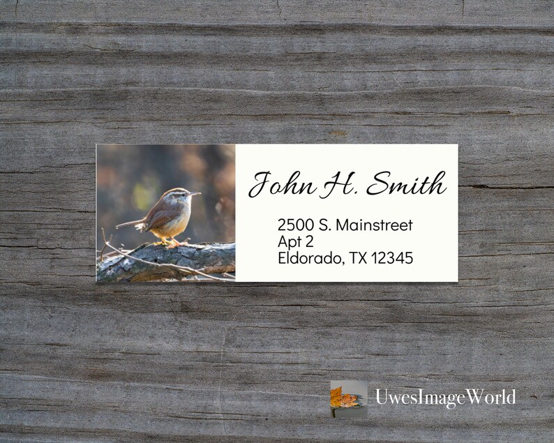 Return Address Label Template Cute Bird Natureinspired Address Label Avery Label Digital