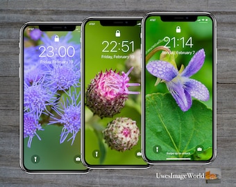 Three Blossoms | Nature Cell Phone Wallpapers | iPhone Wallpaper | Android and Samsung Wallpaper | Lockscreen Image | Mobile Background