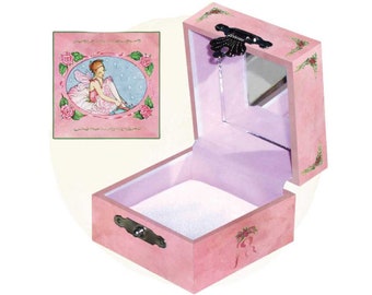 Enchantmints Ballet School Tooth Fairy Box, Baby Tooth Keepsake, 1st Birthday Gift, Lost Tooth, Tooth Box Organizer, Keepsake Box