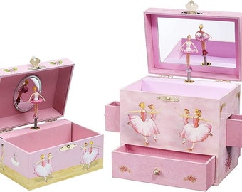 Enchantmints Ballerina Musical Jewelry Box for girl Combo – Delightful storage for girls & kids' treasures. Shop now for enchanting moments!