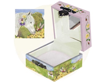 Enchantmints Horse Fairy Tooth Fairy Box, Baby Tooth Keepsake, 1st Birthday Gift, Lost Tooth, Tooth Box Organizer, Keepsake Box