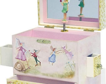 Enchantmints Just in Case Feen Schmuckschatulle: Zauberhafte Mädchen-Schatzkiste! Stücke 'Schöner Träumer', 4 ausziehbare Schubladen für Accessoires.