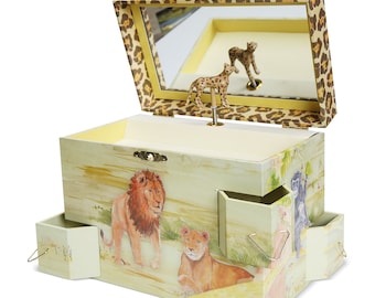 Enchantmints Leopard Musical jewelry Box for kids