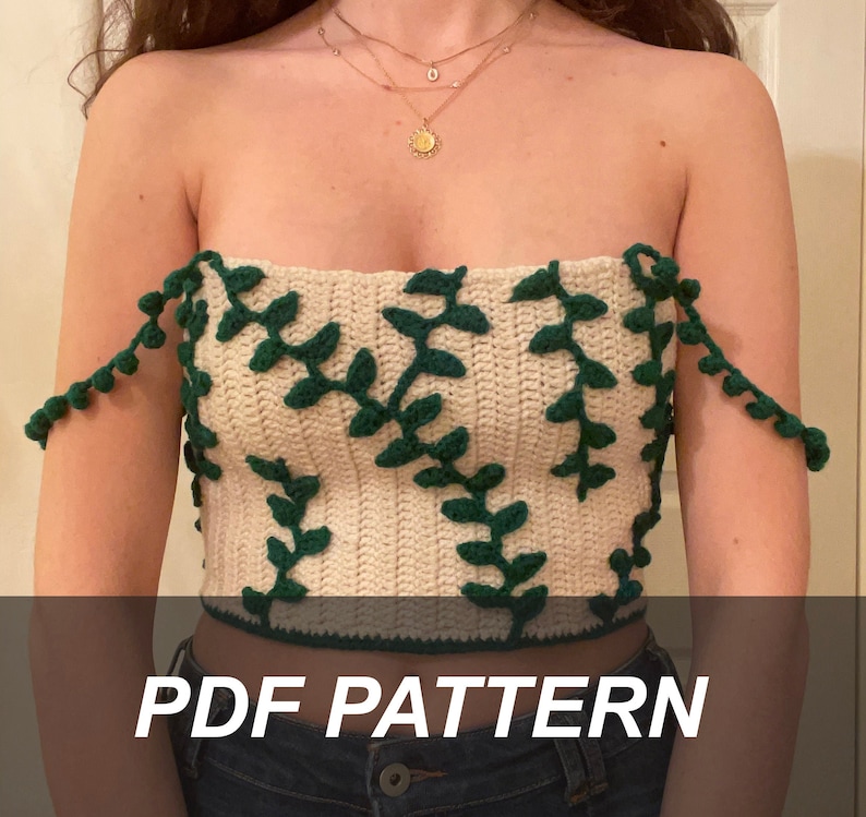 Ivy Crochet Corset Pattern image 1