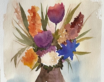 Handmade Original Water Color Painting, 8x10