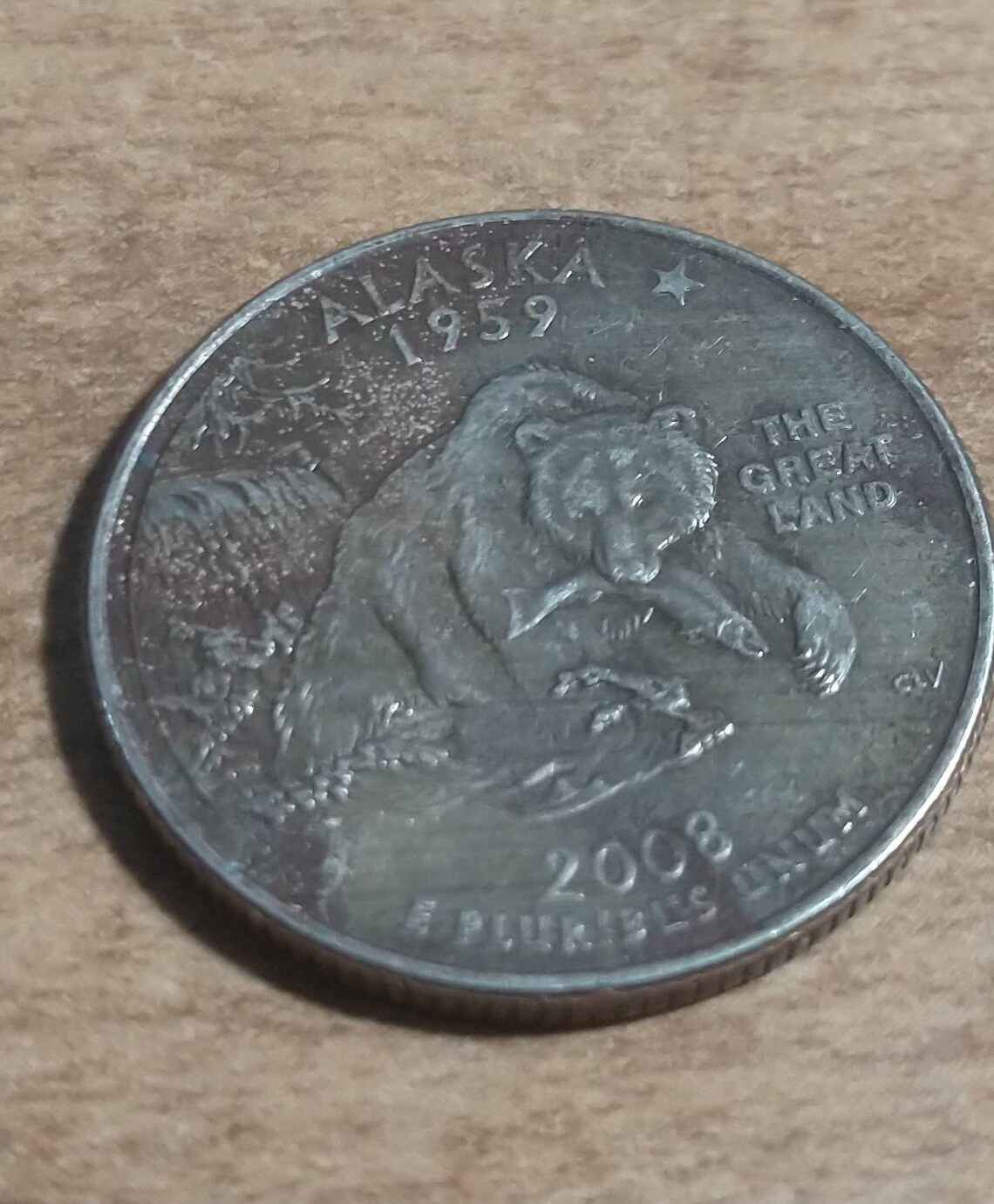 Rare error 2008 Alaska state quarter Etsy