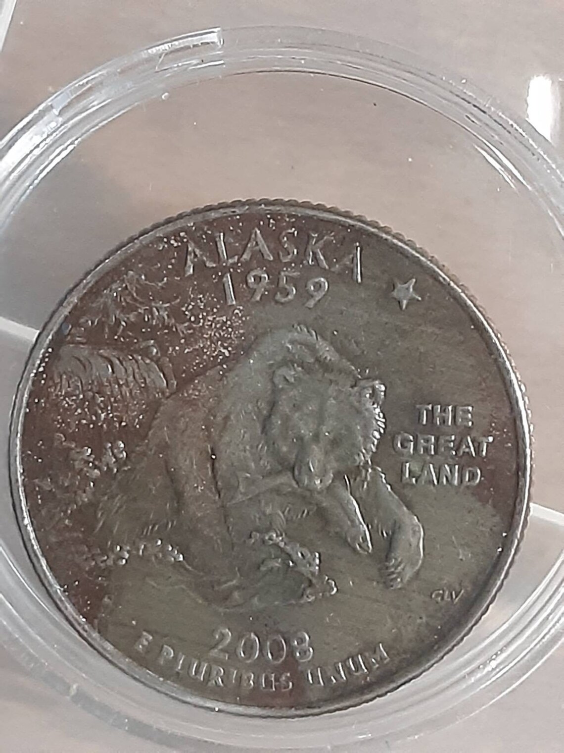 Rare error 2008 Alaska state quarter Etsy