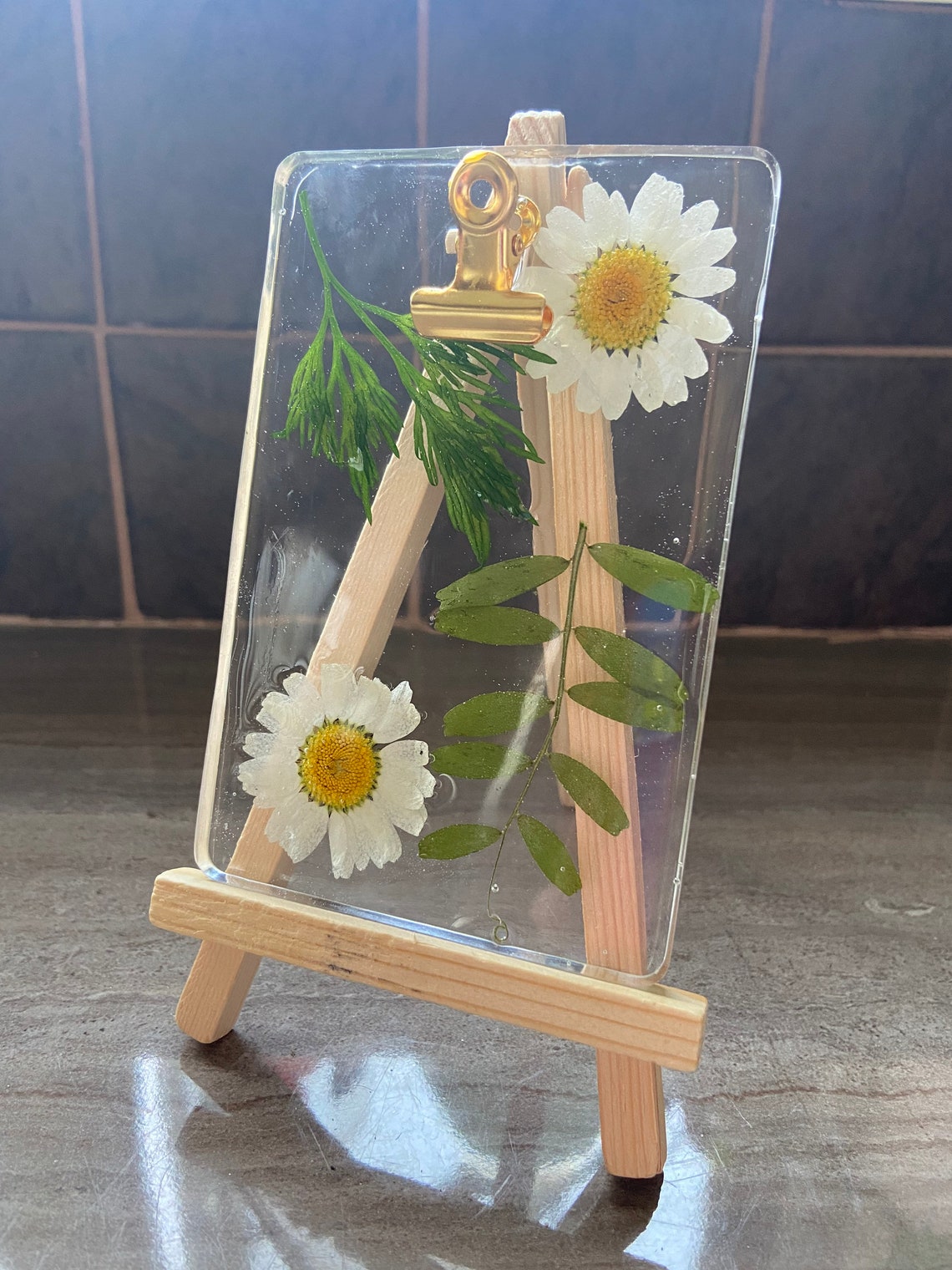 Mini clipboard with easel Etsy