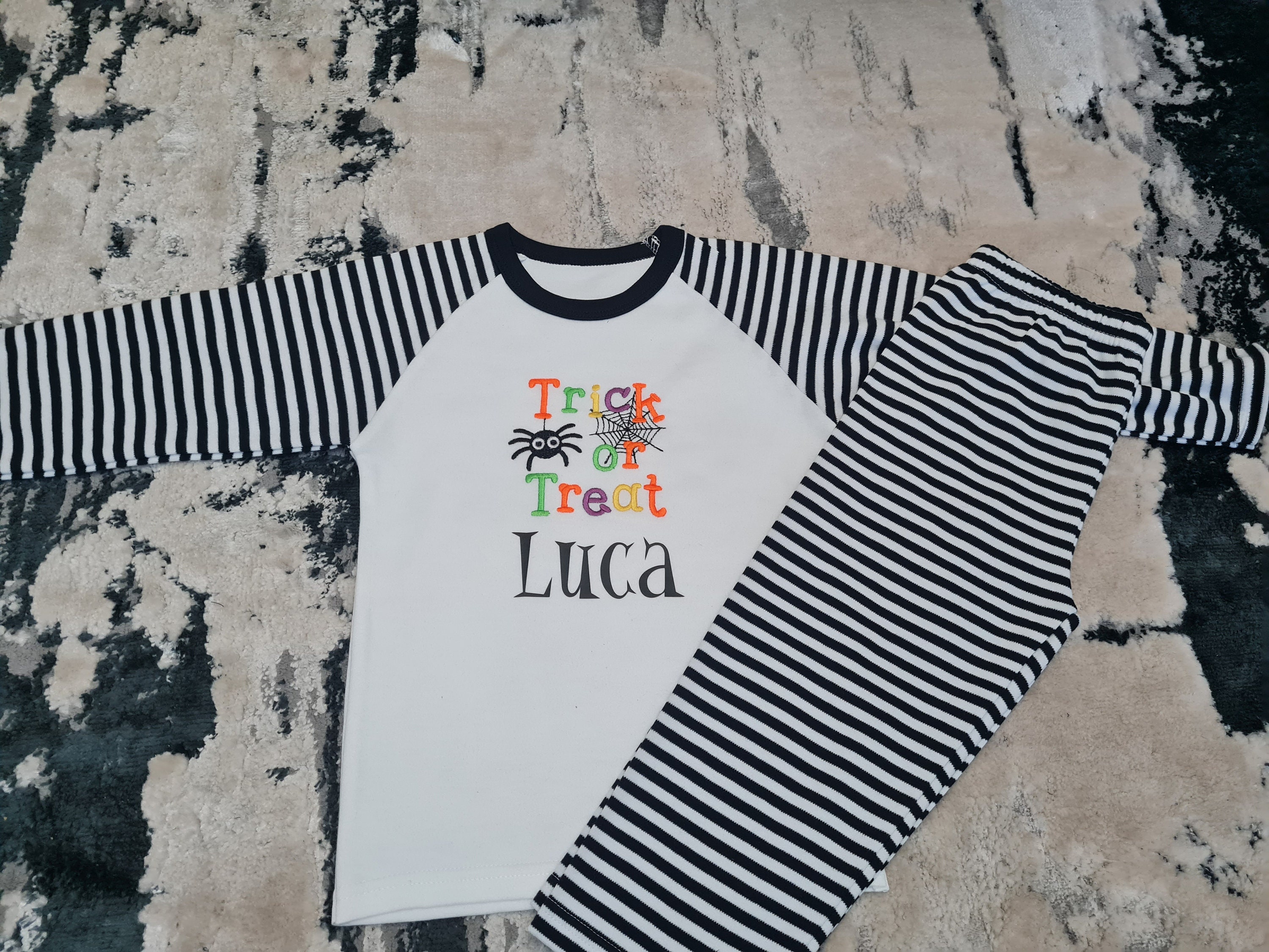 Personalised halloween pyjamas Clearance