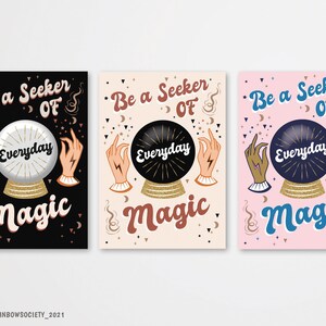 Everyday Magic Print: Positive Slogan Poster