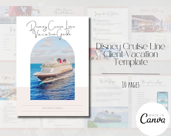 Travel Agent DCL Client Template | DCL Vacation Guide | Canva Template