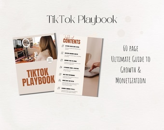 TikTok Playbook, Passive Income Guide, Business Resources, Marketing Ebook, Social Media Growth, Monetization