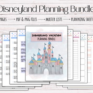 DL Vacation Planning Bundle, Travel Guide, Printable