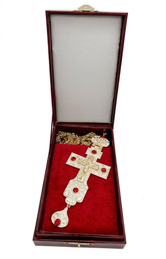 Wooden Orthodox Pectoral Cross – Byzantine Church Supplies