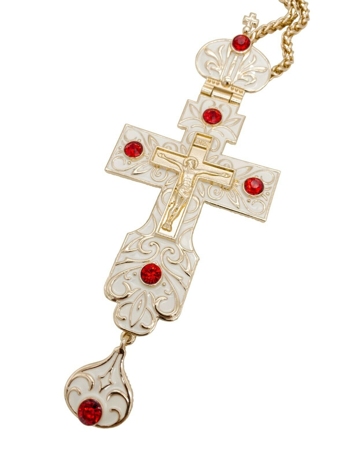 Buy Chi Rho Clergy Pectoral Cross for Sale | Silver Cross Clergy Pendants |  Silver Crosses for Clergy -Shop Religious Supplies
