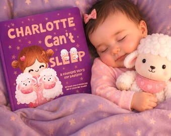 Personalized Nursery Rhymes Book, Custom Baby Storybook, First Counting Bedtime Story for Kids