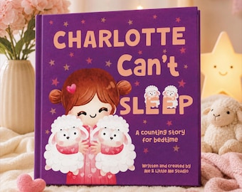 Personalized Nursery Rhymes Book, Custom Baby Storybook, First Counting Book and Bedtime Story