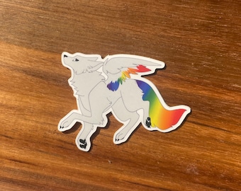 Pride Wolf 3”•2.4” Matte Sticker (more variants to come!)