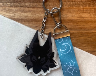 Shop Mascot Keychain Lanyard