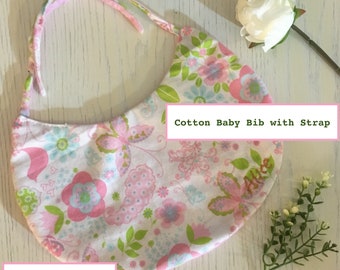 Handmade Japanese Comfortable Cute Cotton Baby Bibs Burp Cloth with Straps