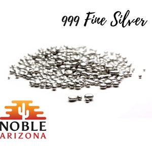 Pure Silver Casting Grain - .999 Fine Silver - 1 Troy Ounce - for Jewelry and Bullion Making