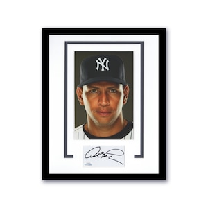 Alex Rodriguez AUTOGRAPH Signed New York Yankees Framed 11x14 Photo Display