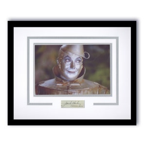 Jack Haley &quot;The Wizard of Oz&quot; AUTOGRAPH Signed &#39;Tin Man&#39; Framed 11x14 Display