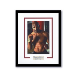 Evander Holyfield AUTOGRAPH Signed Boxing Framed 11x14 Matted Display