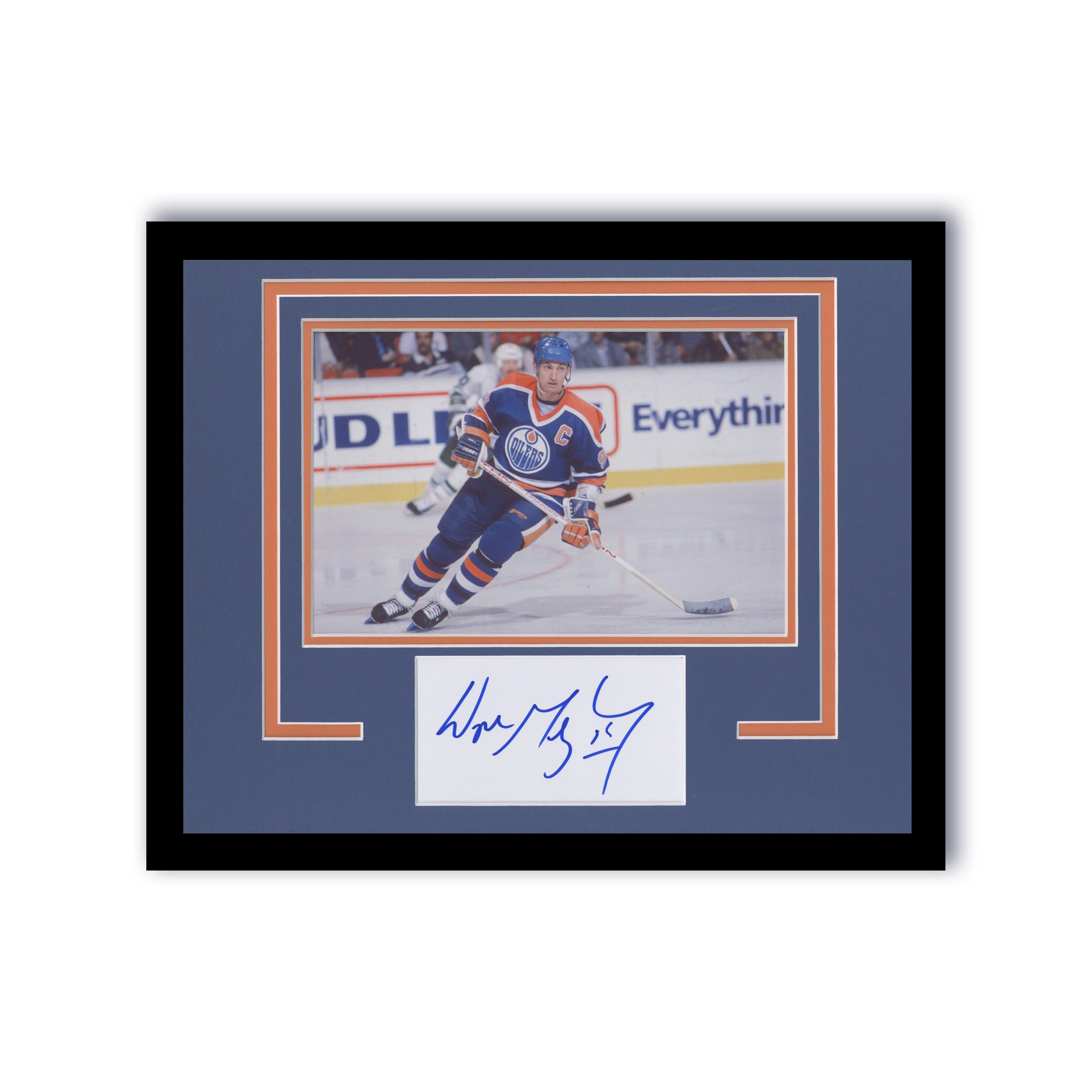 Wayne Gretzky Autographed Framed Oilers Jersey