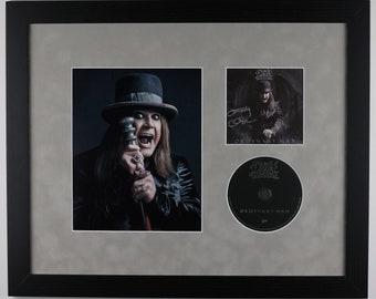 Ozzy Osbourne "Ordinary Man" AUTOGRAPH Signed CD Custom Framed Display B