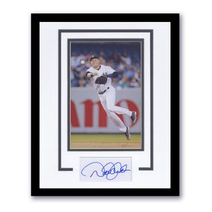 Derek Jeter Autogramm signiert New York Yankees Kapitän gerahmt 11x14 Display