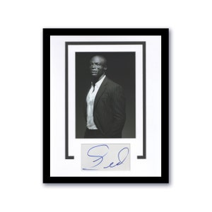 Seal &quot;Fly Like An Eagle&quot; AUTOGRAPH Signed Photo Custom Framed 11x14 Display