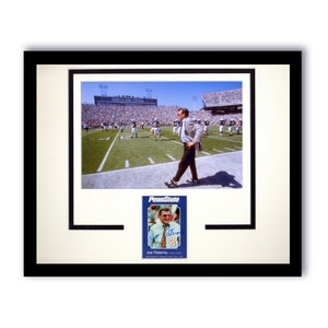 Joe Paterno AUTOGRAPH Signed Penn State Football Photo Framed 11x14 Display