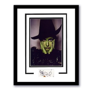 Idina Menzel &quot;Wicked&quot; AUTOGRAPH Signed Custom Framed 11x14 Matted Display