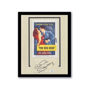 Glenn Ford &quot;The Big Heat&quot; AUTOGRAPH Signed Custom Framed 11x14 Display