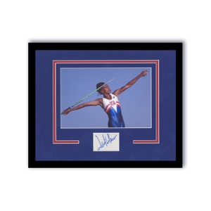 Jackie Joyner-Kersee AUTOGRAPH Signed USA Track & Field Framed 11x14 Display