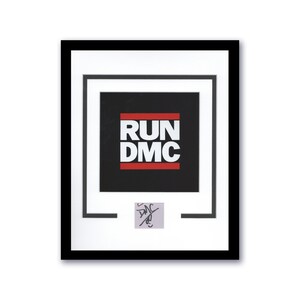 Darryl McDaniels &quot;Run DMC&quot; AUTOGRAPH Signed Custom Framed 11x14 Display D