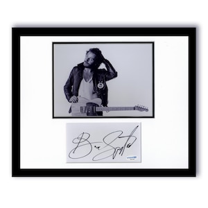 Bruce Springsteen &quot;Born to Run&quot; AUTOGRAPH Signed Framed 11x14 Display B