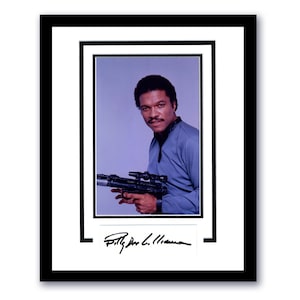 Billy Dee Williams "Star Wars" AUTOGRAPH Signed Lando Framed 11x14 Display